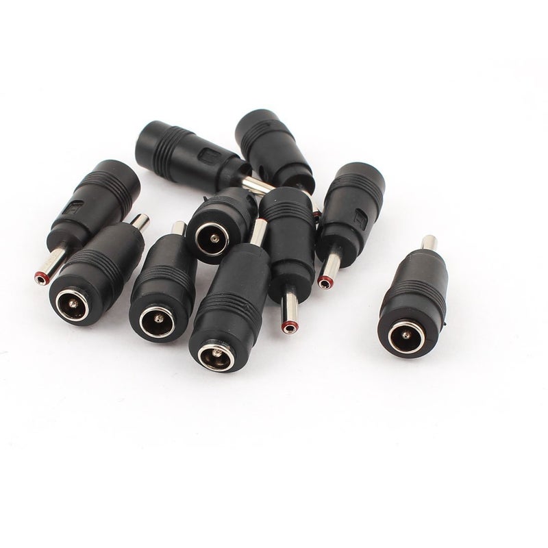 HTTX DC Power Converter Plug, HTTX (5.5mm x 2.1mm to 3.5mm x 1.35mm) Tip Size AC/DC Adapter Barrel Plug Connector for Wall Chargers (10-Pack) - Image 2